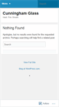 Mobile Screenshot of cunninghamglass.wordpress.com