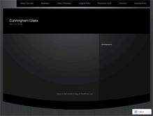 Tablet Screenshot of cunninghamglass.wordpress.com