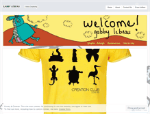 Tablet Screenshot of gabbylebeau.wordpress.com