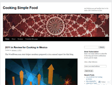 Tablet Screenshot of cookingsimplefood.wordpress.com