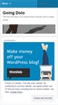Mobile Screenshot of goingdolo.wordpress.com