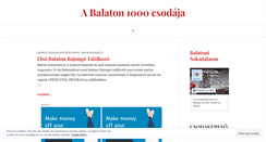 Desktop Screenshot of micsodabalaton.wordpress.com