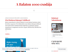 Tablet Screenshot of micsodabalaton.wordpress.com