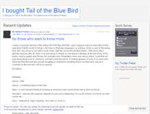 Tablet Screenshot of iboughtthebird.wordpress.com