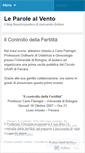 Mobile Screenshot of leparolealvento.wordpress.com