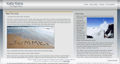 Desktop Screenshot of katiaraina.wordpress.com