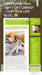Mobile Screenshot of mindyandmax.wordpress.com