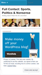 Mobile Screenshot of fullcontactsports.wordpress.com