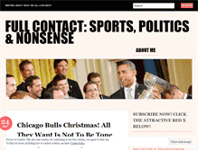 Tablet Screenshot of fullcontactsports.wordpress.com