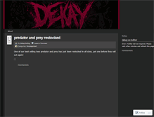 Tablet Screenshot of dekayclothing.wordpress.com
