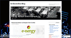 Desktop Screenshot of djdoctordoo.wordpress.com
