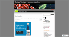 Desktop Screenshot of biogeorecursos.wordpress.com