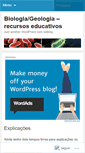 Mobile Screenshot of biogeorecursos.wordpress.com