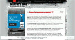 Desktop Screenshot of ikaasss.wordpress.com