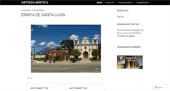 Desktop Screenshot of antiguamistica.wordpress.com