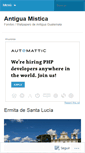 Mobile Screenshot of antiguamistica.wordpress.com