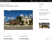 Tablet Screenshot of antiguamistica.wordpress.com