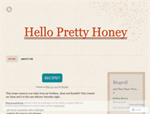 Tablet Screenshot of helloprettyhoney.wordpress.com