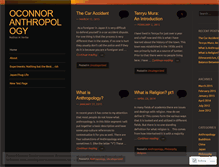 Tablet Screenshot of oconnoranthropology.wordpress.com