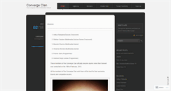 Desktop Screenshot of convergeclan.wordpress.com