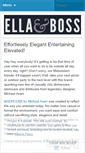 Mobile Screenshot of ellaandboss.wordpress.com