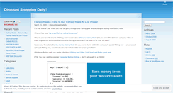 Desktop Screenshot of discountshoppingdaily.wordpress.com