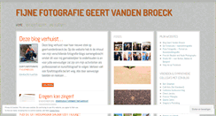 Desktop Screenshot of fijnefotografie.wordpress.com