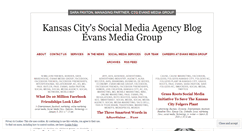 Desktop Screenshot of evansmediagroup.wordpress.com
