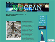 Tablet Screenshot of biocean.wordpress.com