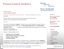 Tablet Screenshot of processcontrolanalytics.wordpress.com