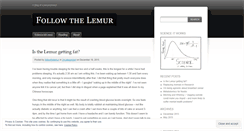 Desktop Screenshot of followthelemur.wordpress.com