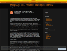 Tablet Screenshot of mensajedelpastor.wordpress.com