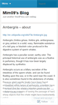 Mobile Screenshot of mim09.wordpress.com