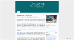 Desktop Screenshot of churchillcorp.wordpress.com