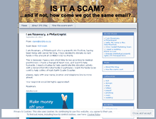 Tablet Screenshot of isitascam.wordpress.com