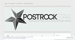 Desktop Screenshot of postrockstar.wordpress.com