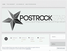 Tablet Screenshot of postrockstar.wordpress.com