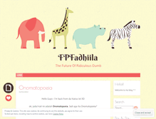 Tablet Screenshot of fpfadhila.wordpress.com