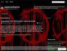 Tablet Screenshot of paparoach9000.wordpress.com