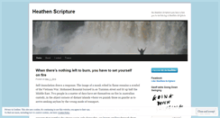 Desktop Screenshot of heathenscripture.wordpress.com