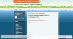 Desktop Screenshot of nutricaoclinicaeesteticabh.wordpress.com