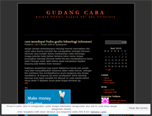 Tablet Screenshot of gudangcara.wordpress.com