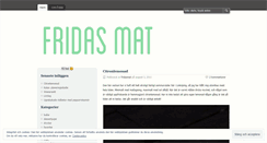 Desktop Screenshot of fridasmat.wordpress.com