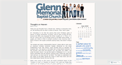 Desktop Screenshot of glennmemorial.wordpress.com