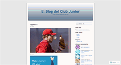 Desktop Screenshot of clubjunior.wordpress.com