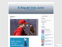 Tablet Screenshot of clubjunior.wordpress.com