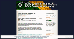 Desktop Screenshot of obrasileiro.wordpress.com