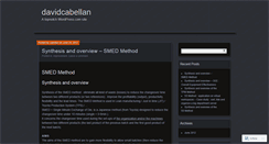 Desktop Screenshot of davidcabellan.wordpress.com