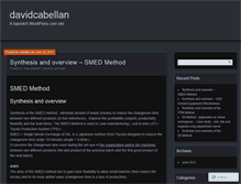 Tablet Screenshot of davidcabellan.wordpress.com