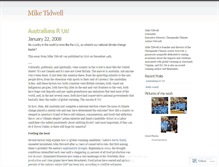 Tablet Screenshot of miketidwell.wordpress.com